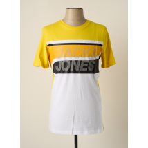 JACK & JONES - T-shirt jaune en coton pour homme - Taille S - Modz