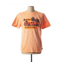 PIONEER - T-shirt orange en coton pour homme - Taille S - Modz