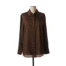 ELENA MIRO - Chemisier marron en viscose pour femme - Taille 40 - Modz