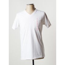 CAMBERABERO - T-shirt blanc en polyester pour homme - Taille M - Modz