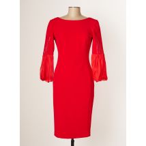 CARLA RUIZ - Robe mi-longue rouge en polyester pour femme - Taille 40 - Modz