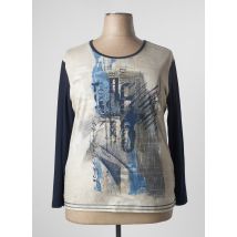 JOY OF LIFE - Top bleu en viscose pour femme - Taille 50 - Modz