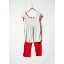 VANIA - Pyjama rouge en viscose pour femme - Taille 38 - Modz