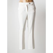 LOLA CASADEMUNT - Pantalon droit blanc en polyester pour femme - Taille 38 - Modz