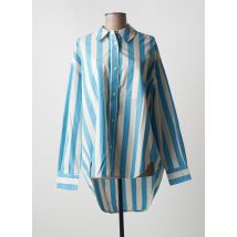 ESSENTIEL ANTWERP - Tunique manches longues bleu en coton pour femme - Taille 42 - Modz