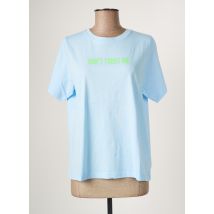 ESSENTIEL ANTWERP - T-shirt bleu en coton pour femme - Taille 40 - Modz