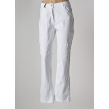 JULIE GUERLANDE - Pantalon droit blanc en coton pour femme - Taille 46 - Modz