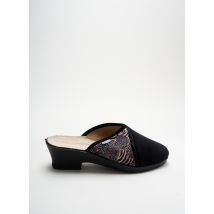 FARGEOT - Chaussons/Pantoufles noir en textile pour femme - Taille 41 - Modz