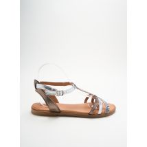 ARIMA - Sandales/Nu pieds gris en cuir pour femme - Taille 41 - Modz