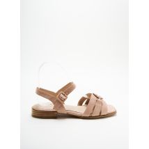 MARCO TOZZI - Sandales/Nu pieds beige en cuir pour femme - Taille 36 - Modz