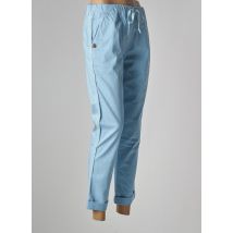 PAKO LITTO - Pantalon chino bleu en coton pour femme - Taille 38 - Modz