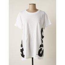 ADIDAS - T-shirt blanc en coton pour femme - Taille 40 - Modz