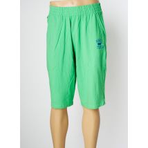 ASICS - Bermuda vert en coton pour homme - Taille 44 - Modz