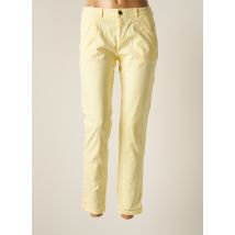 REIKO - Pantalon 7/8 jaune en coton pour femme - Taille W30 - Modz