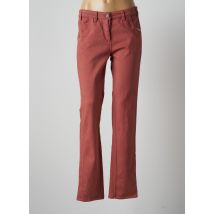 AGATHE & LOUISE - Pantalon slim rose en coton pour femme - Taille 40 - Modz