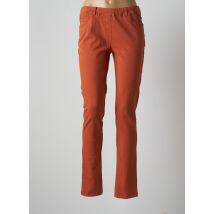 AGATHE & LOUISE - Jegging orange en coton pour femme - Taille 38 - Modz