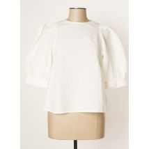 SAMSOE & SAMSOE - Blouse blanc en tencel pour femme - Taille 34 - Modz