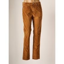 DENIM STUDIO - Pantalon slim marron en coton pour femme - Taille W26 - Modz