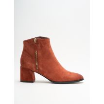 FUGITIVE BY FRANCESCO ROSSI - Bottines/Boots orange en cuir pour femme - Taille 40 - Modz