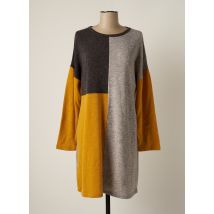 VANIA - Robe pull gris en polyester pour femme - Taille 40 - Modz