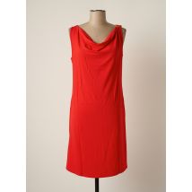 VANIA - Robe mi-longue rouge en viscose pour femme - Taille 38 - Modz
