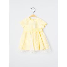 J.O MILANO - Robe mi-longue jaune en polyester pour fille - Taille 6 M - Modz