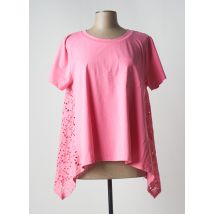 LEO & UGO - Tunique manches courtes rose en coton pour femme - Taille 44 - Modz