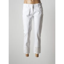 SPORTALM - Pantalon 7/8 blanc en coton pour femme - Taille 40 - Modz