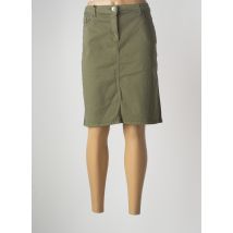 EMMA & ROCK - Jupe mi-longue vert en coton pour femme - Taille 44 - Modz