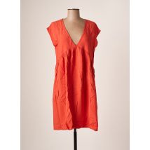 LOSAN - Robe courte orange en viscose pour femme - Taille 38 - Modz