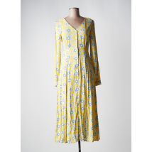 COMPAÑIA FANTASTICA - Robe longue jaune en viscose pour femme - Taille 40 - Modz