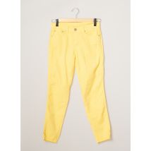 DENIM STUDIO - Pantalon 7/8 jaune en coton pour femme - Taille W28 - Modz