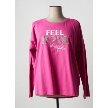 STOOKER - T-shirt rose en coton pour femme - Taille 50 - Modz