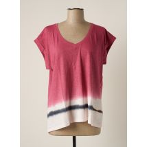 MKT STUDIO - T-shirt rose en coton pour femme - Taille 40 - Modz