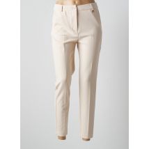 FRACOMINA - Pantalon chino beige en polyester pour femme - Taille 38 - Modz