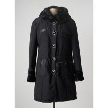 ELISA CAVALETTI - Manteau long noir en polyester pour femme - Taille 44 - Modz