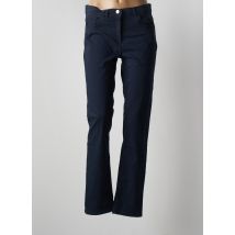 ZERRES - Pantalon droit bleu en lyocell pour femme - Taille 40 - Modz