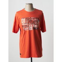 HERO BY JOHN MEDOOX - T-shirt orange en coton pour homme - Taille M - Modz