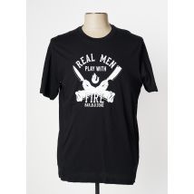 HERO BY JOHN MEDOOX - T-shirt noir en elasthane pour homme - Taille L - Modz