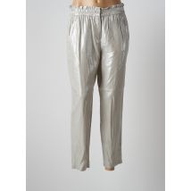MARC AUREL - Pantalon droit gris en lyocell pour femme - Taille 44 - Modz
