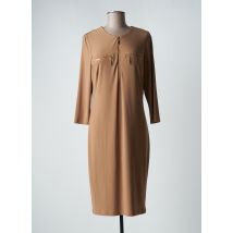 FRANK LYMAN - Robe mi-longue beige en polyester pour femme - Taille 42 - Modz