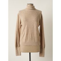 BA&SH - Pull col roulé beige en laine pour femme - Taille 40 - Modz