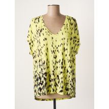 MAJESTIC FILATURES - T-shirt jaune en viscose pour femme - Taille 38 - Modz