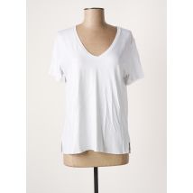 MAJESTIC FILATURES - T-shirt blanc en viscose pour femme - Taille 36 - Modz