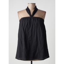 DIEGA - Top noir en coton pour femme - Taille 40 - Modz