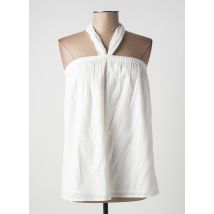 DIEGA - Top blanc en coton pour femme - Taille 36 - Modz