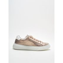 ADIGE - Baskets beige en cuir pour femme - Taille 35 - Modz