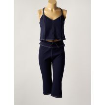 ROSE POMME - Ensemble pantalon bleu en coton pour femme - Taille 40 - Modz
