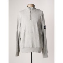 CALVIN KLEIN - Sweat-shirt gris en coton pour homme - Taille M - Modz