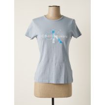 CALVIN KLEIN - T-shirt bleu en coton pour femme - Taille 36 - Modz